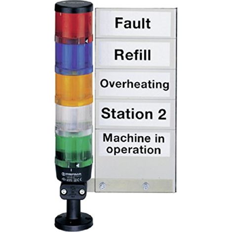 WERMA TABLEAU D'ÉTIQUETAGE 96000005 POUR SIGNAL COMBINÉ 4049787008799 960.000.05