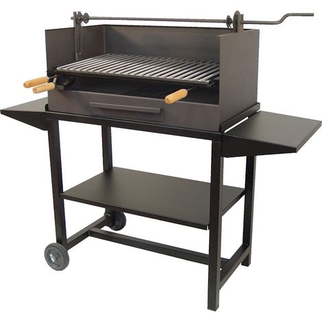 IMEX-71539 Barbacoa con elevador parrilla inox y bandejas metalicas [imex-71539]