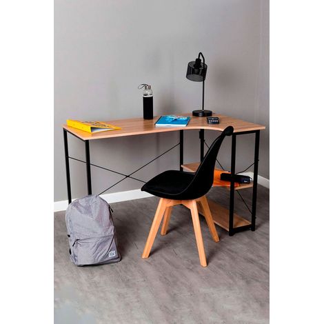 Conjuntos de mesa y sillas - Conjunto Escritorio Estik y Silla Synk Basic - Negro (1/5)