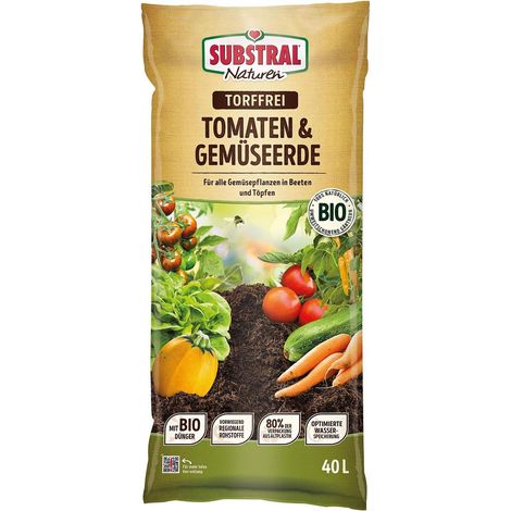 Substral Naturen Tomaten & Gemüseerde 40 L torffrei Spezialerde (1/3)