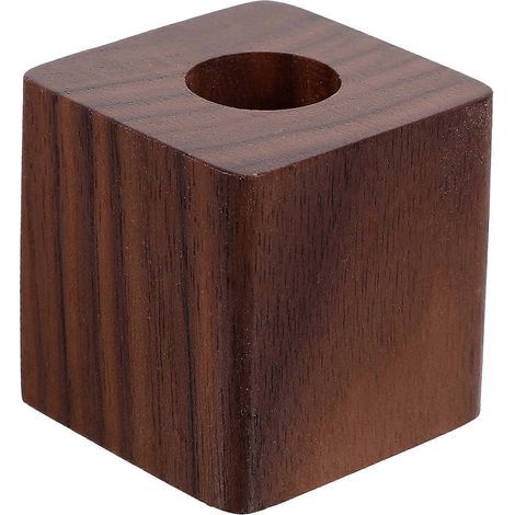 Würfelförmiger Stiftehalter, Holzständer, Stifteaufbewahrung, ideal für Zuhause, Büro oder Schule. – 3,50 x 3,50 x 3,50 cm (1/4)