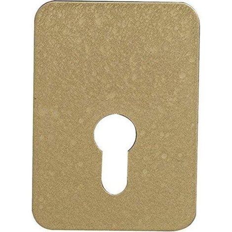 Iseo Piastra di Sicurezza Bronzo o Acciaio 96x68 mm