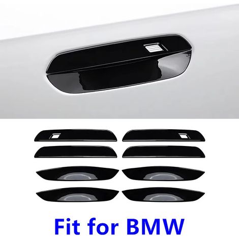 (Noir) Convient aux BMW X1 X2 ix1 U11 U10 2023-2025. Protection adhésive anti-rayures pour poignée de porte. (1/4)
