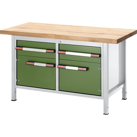 eurokraft pro, Établi réglable en hauteur, sur piétement, 2