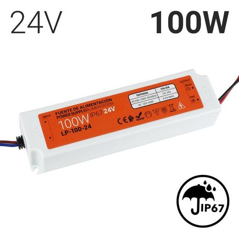 Alimentatore compatto impermeabile 24V 100W IP67