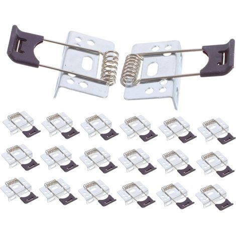 Clip spot 20 pièces fer, pour éclairage, panneau LED et bureau (1/5)