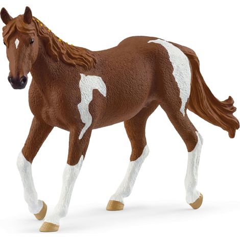 SCHLEICH HORSE CLUB  Giumenta Paint Horse 14901  Cavallo dettagliato  Regalo per bambine e bambini  Figura decorativa e da collezione  Giocattolo cavalli 5 anni  4 x 15 x 11 cm (1/5)