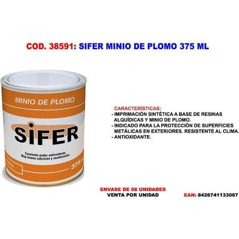 SIFER sifer minio de plomo 375 ml , sifer minio de plomo 375 ml