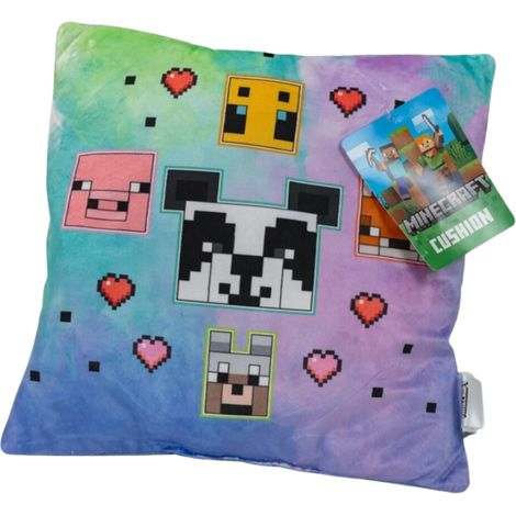 Coussin en Peluche Minecraft - Multicolore 35x35 cm (1/3)