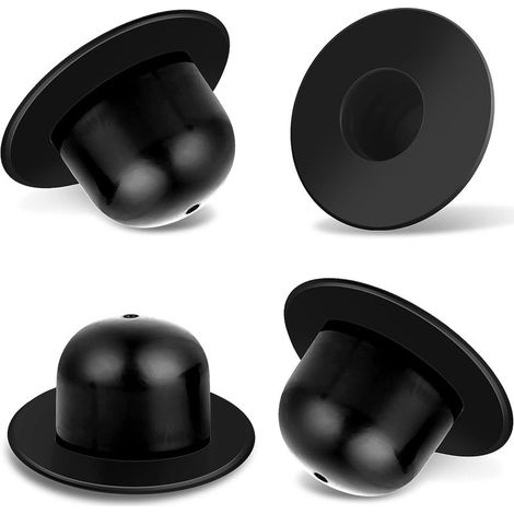 (Noir) 4 bouchons courts pour piscine, accessoires pour piscines hors sol, bouchons de rechange pour piscines hors sol, adaptés aux piscines hors sol (1/5)