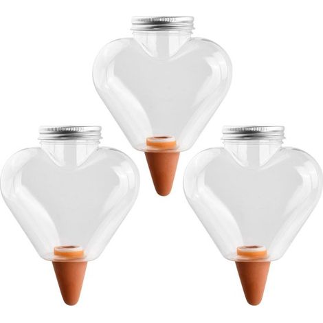 - Irrigazione a goccia - Irrigazione automatica delle piante - Per le vacanze - 500 ml - Sfere autoirriganti - Ideale per piante in vaso - Trasparente