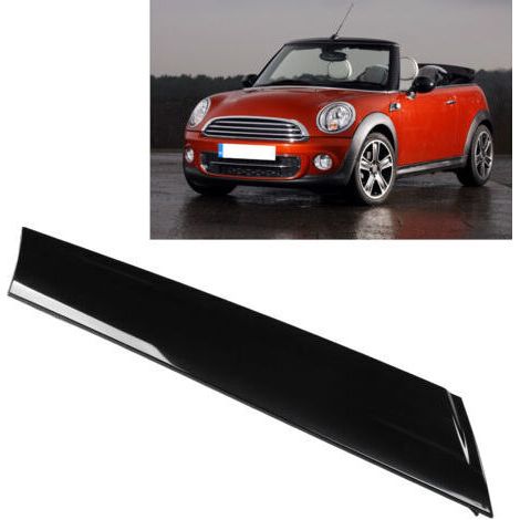 Garniture de montant de pare-brise gauche noire – Compatible avec Cooper R55 R56 R57 – Matériau durable et résistant aux rayures – Installation facile – 51137272583 (1/3)