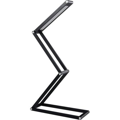 Lampe de bureau LED miniature, pliable et à intensité variable, à économie d'énergie, idéale pour la lecture, le travail ou toute autre activité. Portable et rechargeable. (1/5)