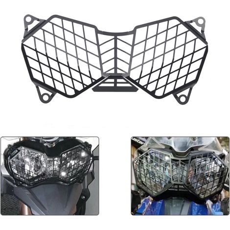 Protective grille for headlights, compatible with the headlights of the Triumph Tiger 800 and 1200XC. (1/5)