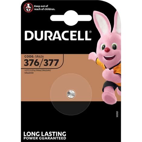 Pila a Bottone PZ 1 Duracell 377 1,55 v 10 Blister