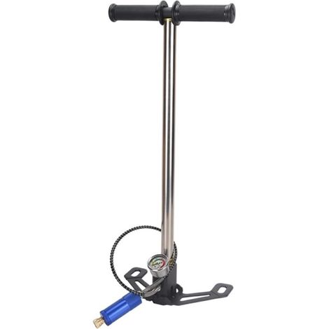 Mini bouteille de plongée sous-marine Pompe À Haute Pression En Acier Inoxydable 30mpa40mp Pompe À Main Refroidie À L'eau Refroidie À L'eau Refroidie À L'eau ( Color : Stainless steel , Size : Medium (1/5)