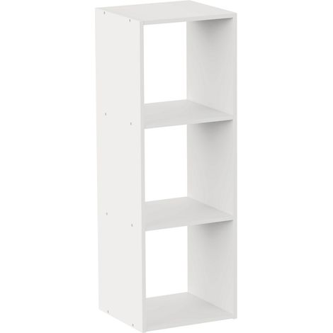 SpaceQub 3-stöckiges Regal 34,5 x 32 x 100,5 cm 7house