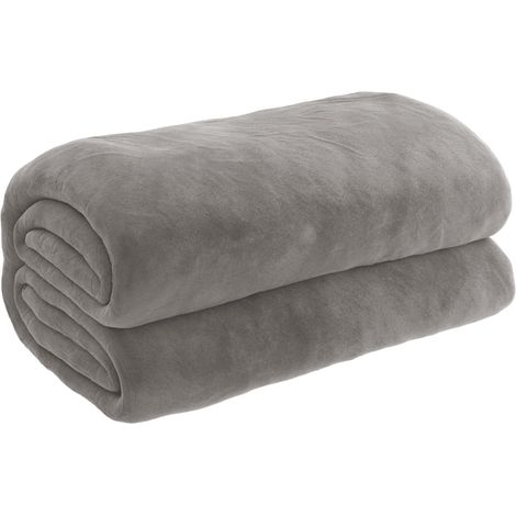 Couverture lestée,Couverture pondérée avec housse Gris 135x200 cm 10 kg Tissu CFW17349 (1/5)