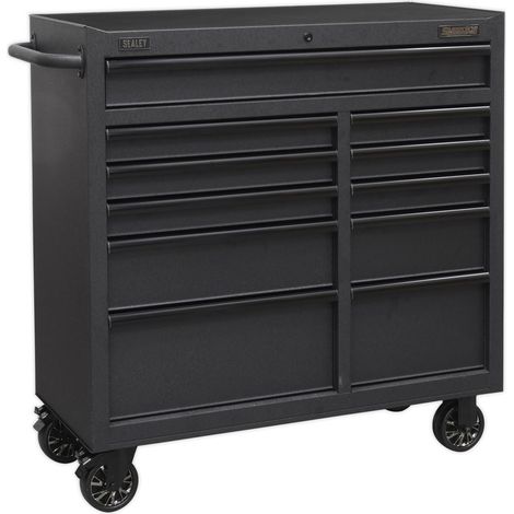 Sealey AP4111BE Superline PRO Black Edition Rollcab with 11 Soft Close Drawers 1040mm