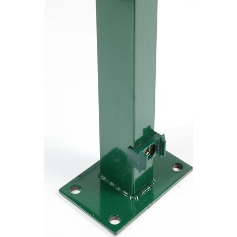 PFOSTEN 60/40, mit Bodenplatte L=1693 mm, grün
