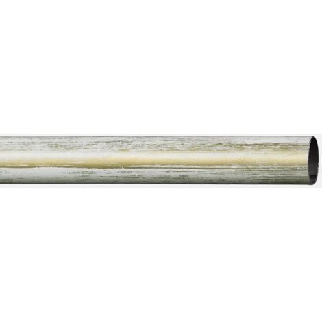 SWISH - BASTONE PER TENDE IN ACCIAIO AVORIO PATINATO D. 20mm 150CM