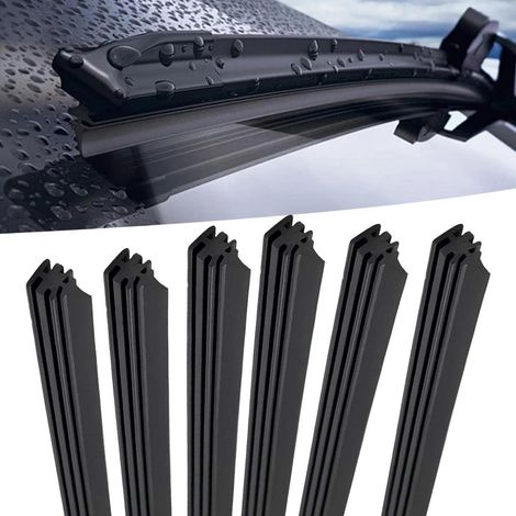 6x Scheibenwischer Gummi 800mm, zuschneidbar, universell für alle Fahrzeuge (1/5)