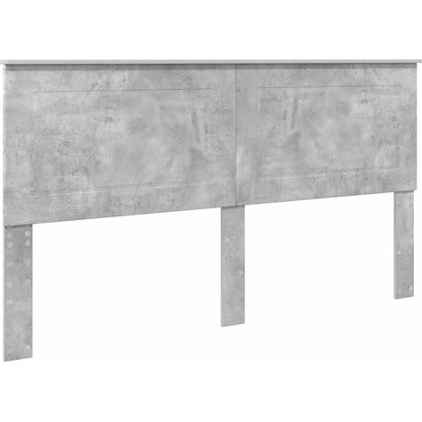 Maison Exclusive - Cabecero Gris Concreto 100 cm Madera de ingeni
