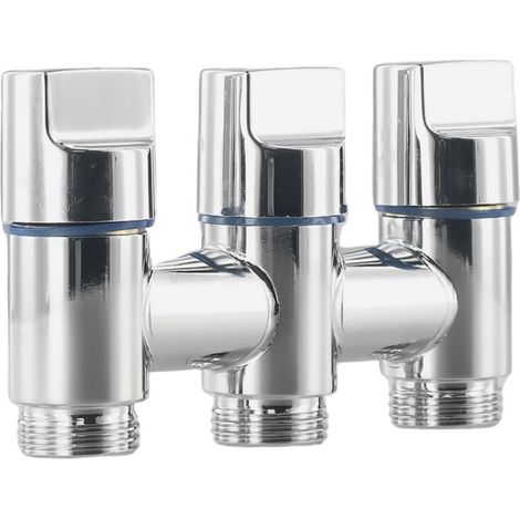 Valve D'Angle à 3 Voies Améliorez la Fonctionnalité de Votre Maison ou Vos Espaces Commerciaux avec Vanne Dérivation Trois Voies,A (1/4)