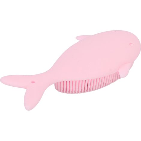 Gant de Massage en Silicome pour Bébé - Gant de Bain Exfoliant Doux pour Enfant - Rose (1/5)