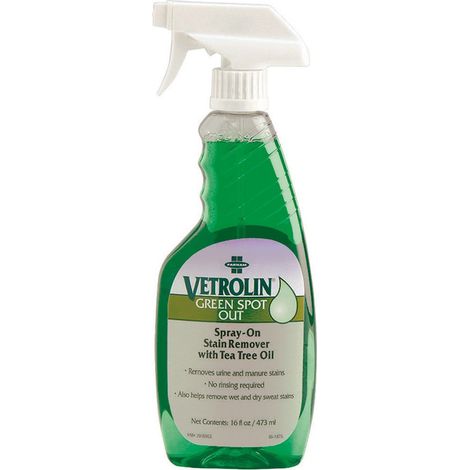 VETROLIN GREEN SPOT OUT élimine rapidement les taches de la couche sans utiliser d'eau 473 ml