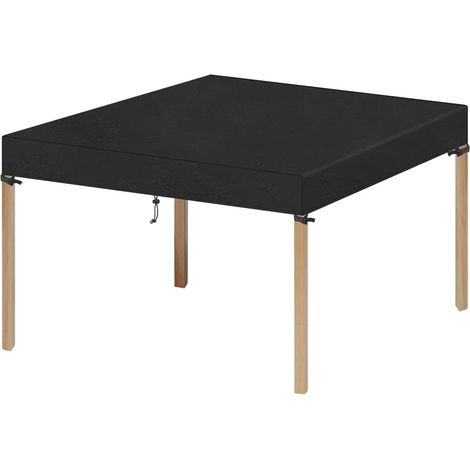 Housse Protection Meuble Extérieur Housse de Plateau de Table Housse de Protection Exterieur Table Basse Petite Robuste Tissu Oxford Anti-UV Housse de Table Carrée 70x70x15cm (1/5)