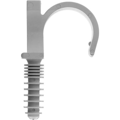 Seau de 250 RAMCLIP gris simple Ø18 pour fixer les gaines souples - Ram