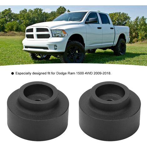 Kit 2 Pièces Rehausse Arrière 1,5 Pouce Dodge Ram 1500 4x4 2009-2018, Cale de Nivellement, Suspension Surélevée (1/5)