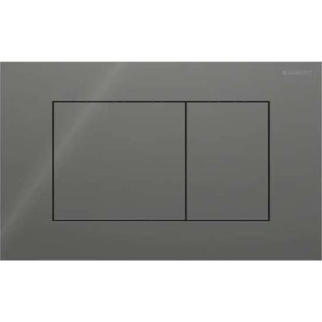 Geberit Sigma40 - Control de descarga, vidrio/lava 115.629.JK.1