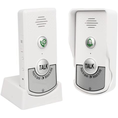 RHG Sonnette sans Fil étanche IP54 Kit de Carillon de Porte de Porte 1000M (1/5)
