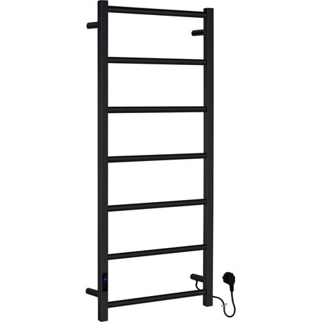 Smedbo DRY - Elektrische Handtuchwärmer, Hoch. Schwarz. 500 x 1212 mm. FB706 (1/3)