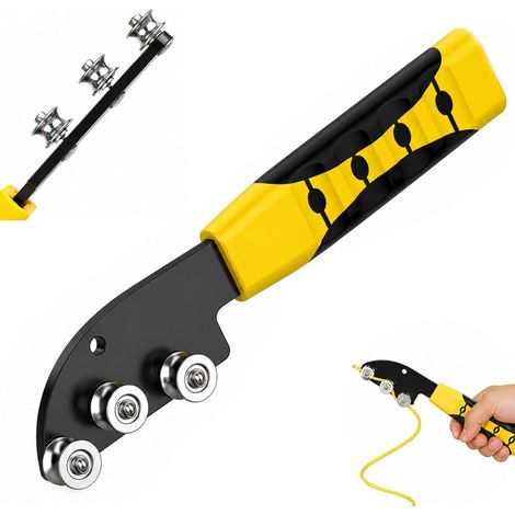 Redresseur de fil en acier inoxydable, outil de cintrage manuel professionnel, outil de redressage et de filetage rapide pour boîtes électriques (1/5)