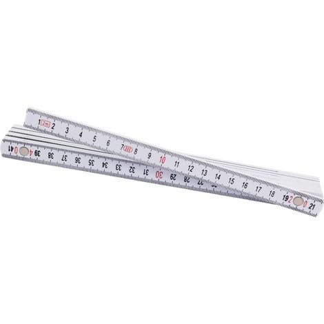 Kippen 1164B - Doppiometro Rigido Pieghevole con Stecche in Fibra di Vetro (1/2)
