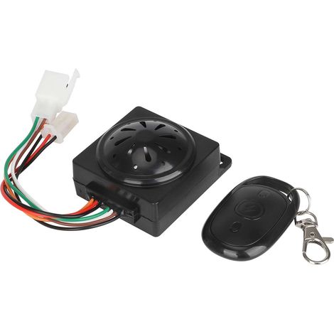 Système antivol avec haut-parleur Bluetooth intégré pour véhicule électrique, verrouillage à distance avec démarrage par simple pression d'un bouton, antivol intelligent pour scooter 48/60/72 V (1/5)