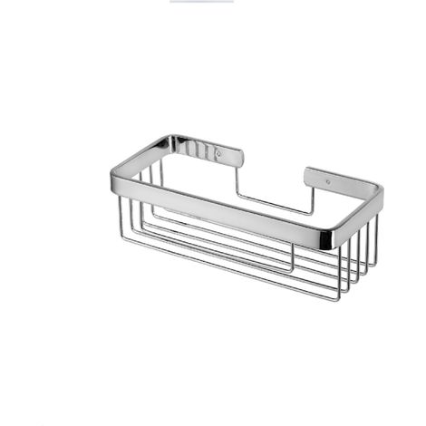 AQUASANIT Attractive mensola doccia Dimensione maxi frontale 1 ripiano cromata codice prod: A111007CR (1/2)