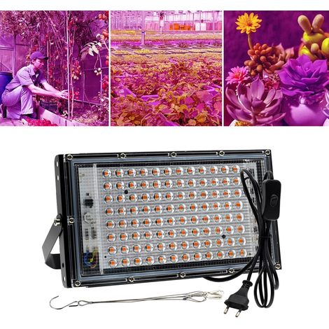 Pflanzenlampe LED Pflanzenlampe, 96 LEDs, für Zimmerpflanzen Gemüse und Blumen (1/5)