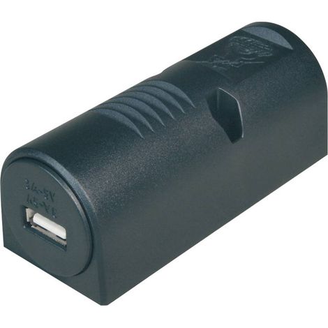 ProCar Prise d’alimentation USB à monter 3 A Charge de courant max=3 A Convient pour (détails) USB-A (1/2)