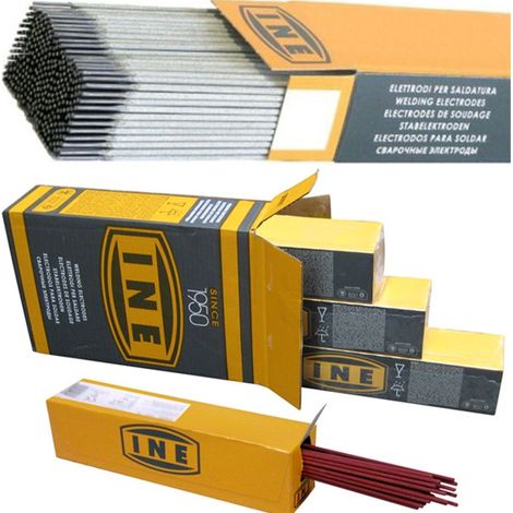 Trade Shop - Electrodos Para Hierro Y Acero Ine 48a 300 Mm X D. Paquete De 2,5 Mm De 230 Pcs -