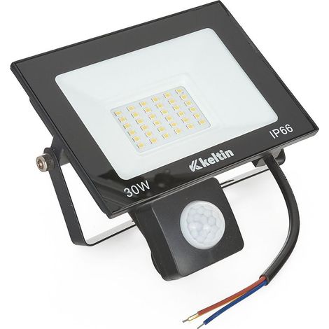 Proyector LED Exterior Con Detector De Movimiento Luz Fría 6500K (1/5)