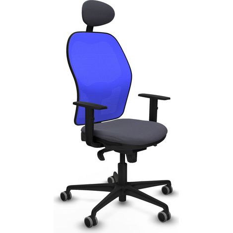 Sedia Ufficio con Poggiatesta Jorquera Piqueras y Crespo 1D036G1 Grigio scuro (1/5)