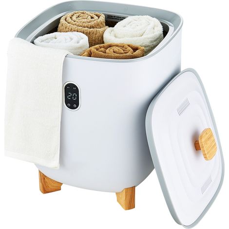 Handtuchwärmer fürs Badezimmer, 25 l, automatische Abschaltung, für Spa, bietet Platz für bis zu 5 XL-Handtücher, Decken, Kleidung, Bademäntel, Pyjamas und mehr. (1/5)