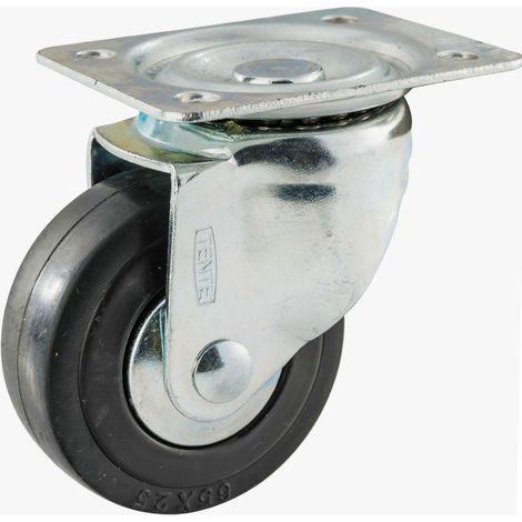 Roulette de manutention 1430 PVH - pivotante - 40 kg - 65 x 25 mm - TENTE