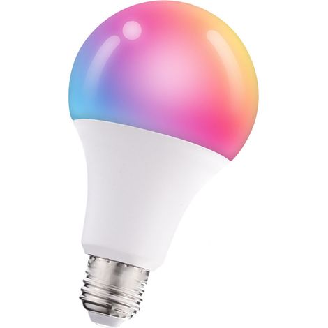 Ampoule LED intelligente WiFi avec télécommande, 16 millions de couleurs personnalisables, pour la maison et les hôtels, 110 V