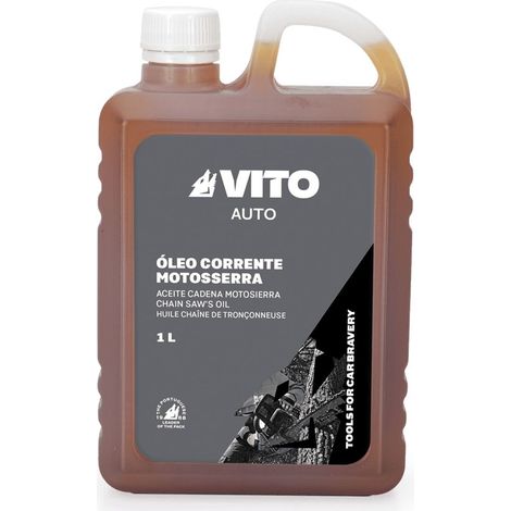 Lubrifiant Moteur 4 temps - Bouteille 1 Litre Huile Moteur Pour Tronçonneuse Tondeuse Motoculteur Groupe électrogène VITO