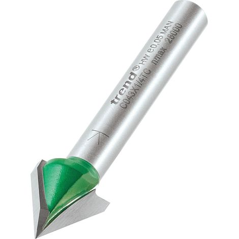 Trend C04314 - Fresa per smussatura, 60°, 12,7 mm (1/2)